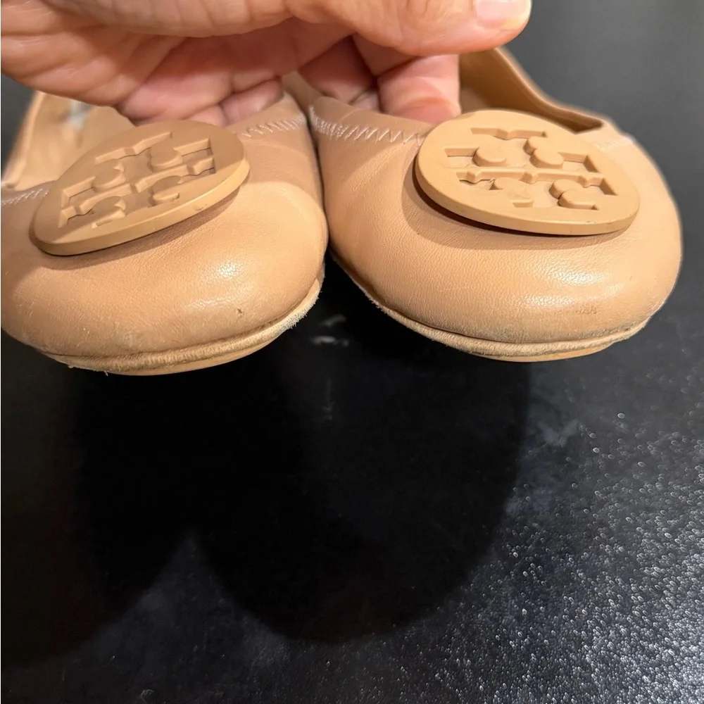 Tory Burch pink leather Flats size 9.5